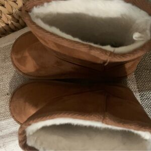 Warm Tan Kids Boots